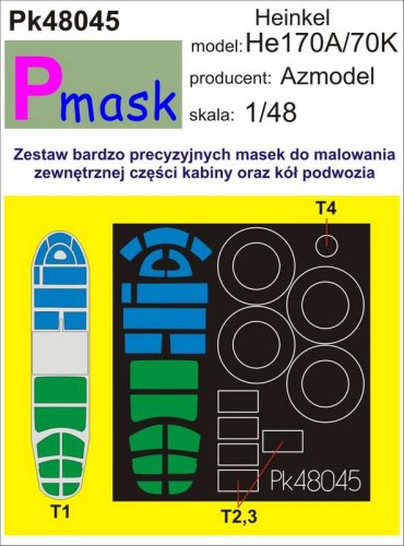 Przejdź do produktu PMASK Pk48045 - 1:48 Heinkel He170A/He70K