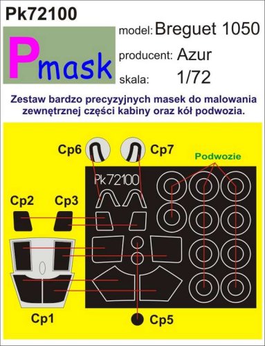 Przejdź do produktu PMASK Pk72100 - 1:72 Breguet 1050