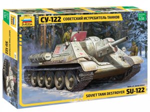 ZVEZDA 3691 - 1:35 SU-122 Soviet Tank Destroyer