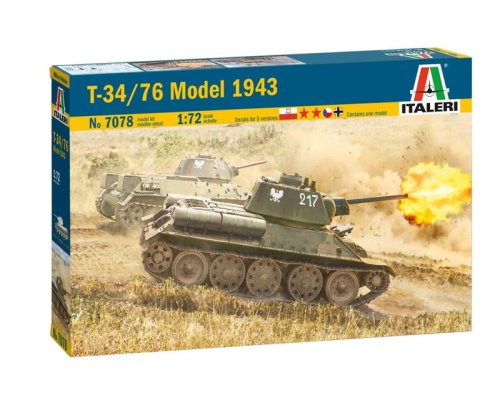 Przejdź do produktu ITALERI 7078 - 1:72 T-34/76 Model 1943