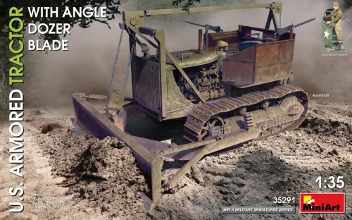 Przejdź do produktu MINIART 35291 - 1:35 US Armored Tractor w/Angle Dozer Blade