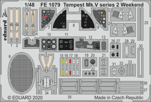 Przejdź do produktu EDUARD FE1079 - 1:48 Tempest Mk.V series 2 Weekend
