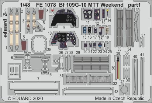 Przejdź do produktu EDUARD FE1078 - 1:48 Bf 109G-10 MTT Weekend