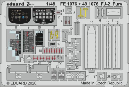 Przejdź do produktu EDUARD FE1076 - 1:48 FJ-2 Fury
