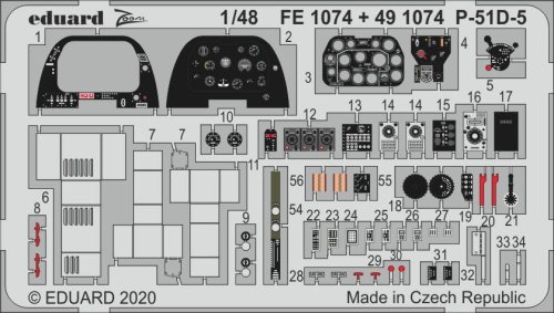 Przejdź do produktu EDUARD FE1074 - 1:48 P-51D-5