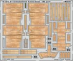 EDUARD 491072 - 1:48 B-17G wooden floors & ammo boxes