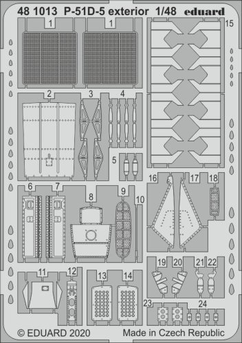 Przejdź do produktu EDUARD 481013 - 1:48 P-51D-5 exterior