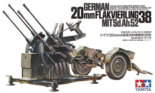 Przejdź do produktu TAMIYA 35091 - 1:35 FLAK 38 2cm Flakvierling 38