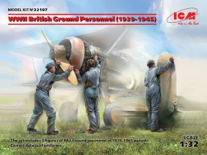 ICM 32107 - 1:32 WWII British Ground Personnel (1939-1945)