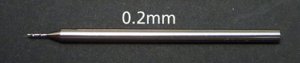 TAMIYA 74113 - Wiertło 0,2 mm z trzpieniem 1mm