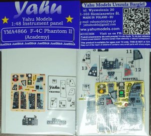 YAHU YMA4866 - 1:48 F-4C Phantom tablica przyrządów