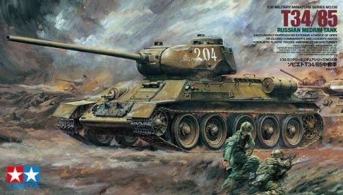 Przejdź do produktu TAMIYA 35138 - 1:35 T34/85 Russian Medium Tank