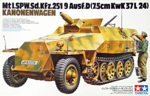 TAMIYA 35147 - 1:35 SdKfz 251/9 Kanonenwagen