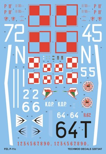 Przejdź do produktu TECHMOD 32073 - 1:32 PZL P.11c
