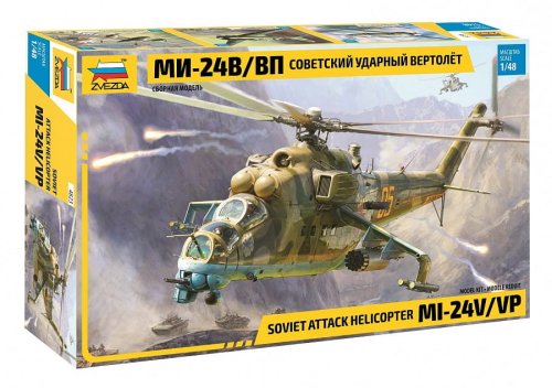 Przejdź do produktu ZVEZDA 4823 - 1:48 Mi-24V/VP Soviet Attack Helicopter