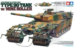 TAMIYA 35236 - 1:35 Type 90 Tank w/Mine Roller