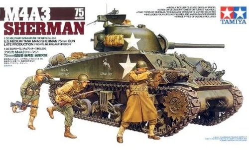 Przejdź do produktu TAMIYA 35250 - 1:35 M4A4 Sherman 75mm Gun Late
