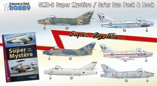 Przejdź do produktu SPECIAL HOBBY 72417 - 1:72 SMB-2 Super Mystere Duo Pack & Book