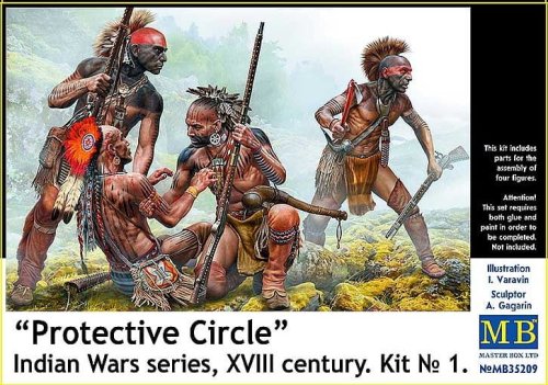Przejdź do produktu MASTER BOX 35209 - 1:35 Protective Circle - Indian Wars series XVIII century - kit 1