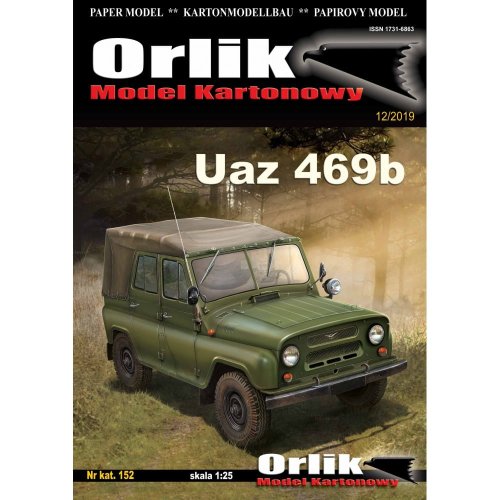Przejdź do produktu ORLIK 152 - 1:25 Samochód terenowy UAZ-469b