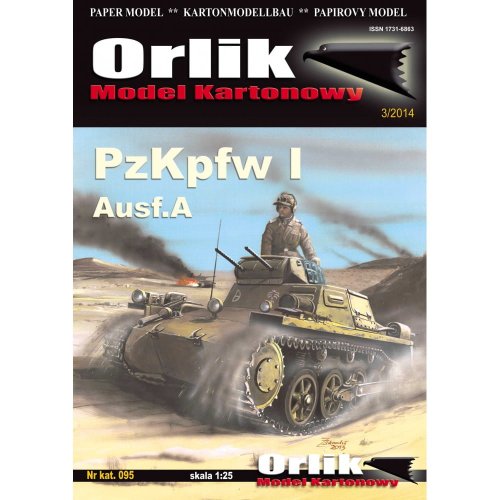 Przejdź do produktu ORLIK 095 - 1:25 Pz.Kpfw. I Ausf.A