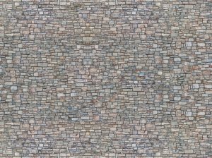 NOCH 56940 - 3D Cardboard Sheet - Quarrystone Wall - Mur kamienny