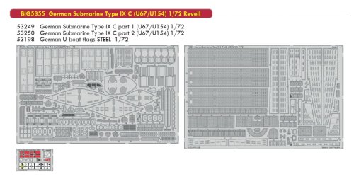 Przejdź do produktu EDUARD BIG5355 - 1:72 German Submarine Type IX C (U67/U154)