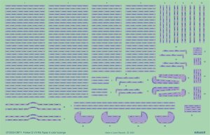 EDUARD D72020 - 1:72 Fokker D.VII rib tapes 5color lozenge
