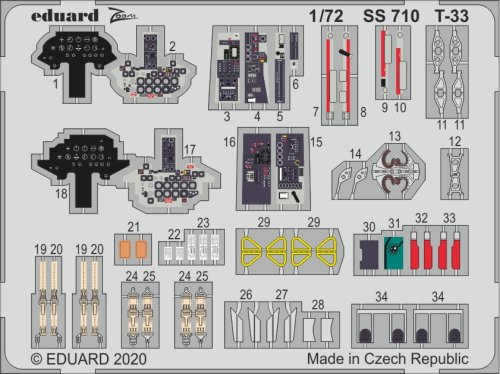 Przejdź do produktu EDUARD SS710 - 1:72 T-33