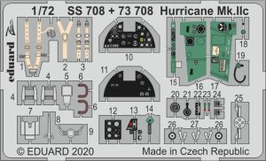 EDUARD SS708 - 1:72 Hurricane Mk.Iic