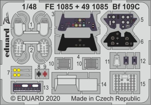 Przejdź do produktu EDUARD FE1085 - 1:48 Bf 109C