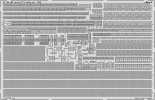 Przejdź do produktu EDUARD 53255 - 1:350 USS Langley CV-1 safety nets