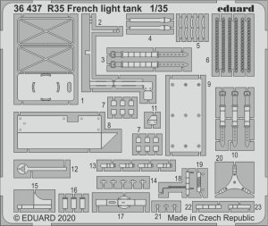 EDUARD 36437 - 1:35 R35 French light tank