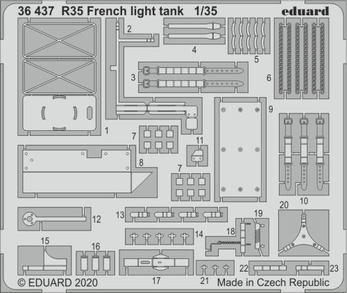 Przejdź do produktu EDUARD 36437 - 1:35 R35 French light tank