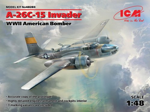 Przejdź do produktu ICM 48283 - 1:48 A-26С-15 Invader WWII American Bomber