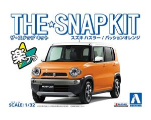 AOSHIMA 05832 - 1:32 Suzuki Hustler - Orange Snapkit