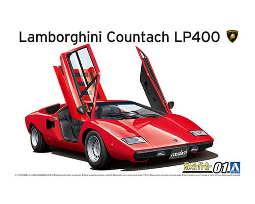 Przejdź do produktu AOSHIMA 05804 - 1:24 74 Lamborghini Countach LP400