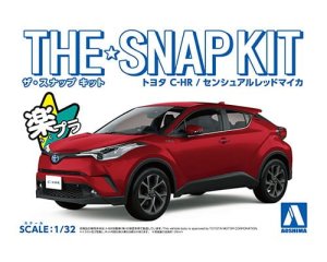 AOSHIMA 05637 - 1:32 Toyota C-HR - Red Snapkit