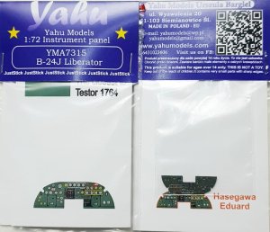 YAHU YMA7315 - 1:72 B-24J Liberator tablica przyrządów
