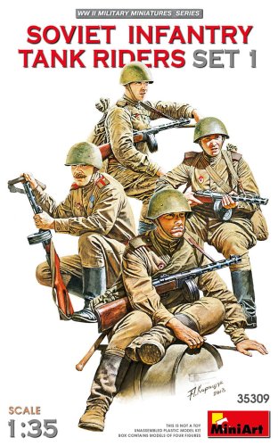 Przejdź do produktu MINIART 35309 - 1:35 Soviet Infantry Tank Riders set 1