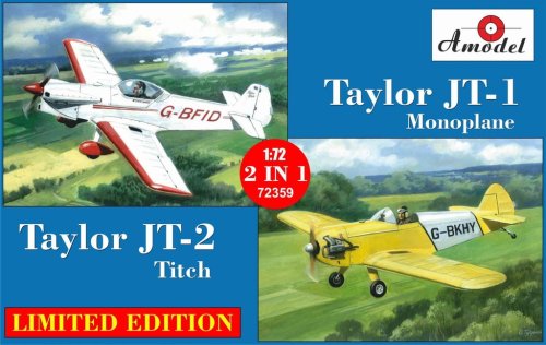 Przejdź do produktu AMODEL 72359 - 1:72 Taylor JT-1 Monoplane & Taylor JT-2 Titch