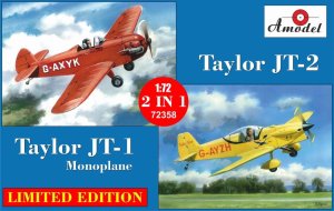 AMODEL 72358 - 1:72 Taylor JT-1 Monoplane & Taylor JT-2