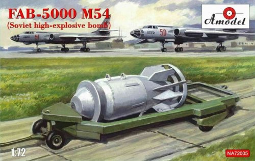 Przejdź do produktu AMODEL NA72005 - 1:72 FAB-5000 M54 Soviet high-explosive bomb