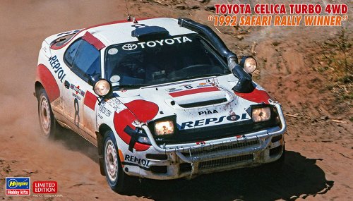 Przejdź do produktu HASEGAWA 20434 - 1:24 Toyota Celica Turbo 4WD 1992 Safari Rally Winner