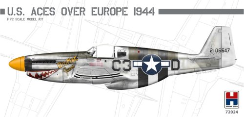 Przejdź do produktu HOBBY 2000 72024 - 1:72 P-51B Mustang US Aces over Europe 1944