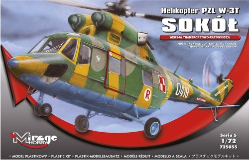 Przejdź do produktu MIRAGE 725055 - 1:72 Helikopter PZL W-3T Sokół