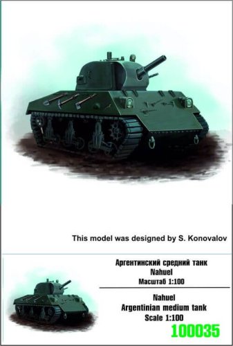 Przejdź do produktu ZEBRANO Z100-035 - 1:100 Nahuel Argentinian medium tank
