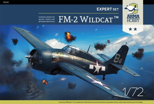 Przejdź do produktu ARMA HOBBY 70031 - 1:72 FM-2 Wildcat - Expert Set