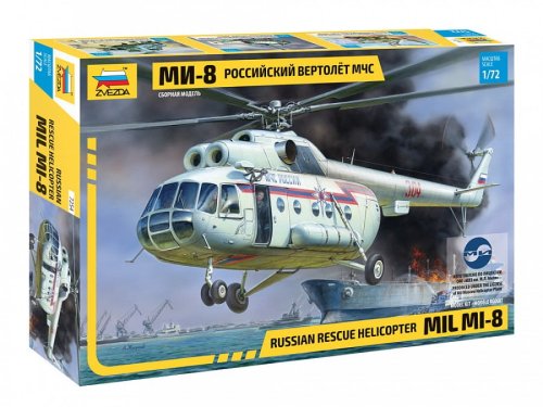 Przejdź do produktu ZVEZDA 7254 - 1:72 Mil Mi-8 Russian Rescue Helicopter