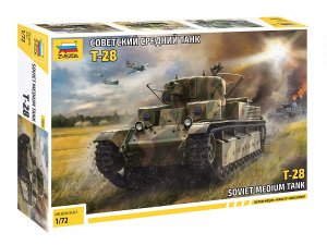 ZVEZDA 5064 - 1:72 T-28 Soviet Medium Tank